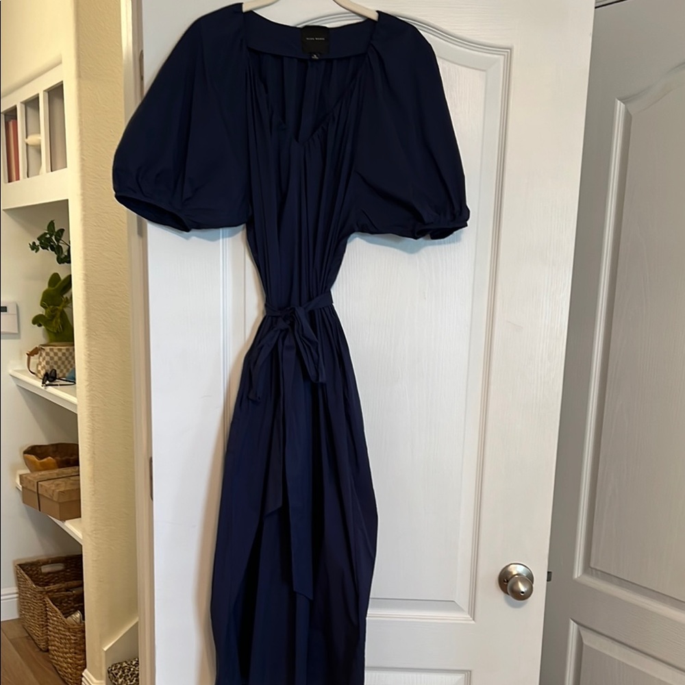 Elegant Navy Blue Dress
